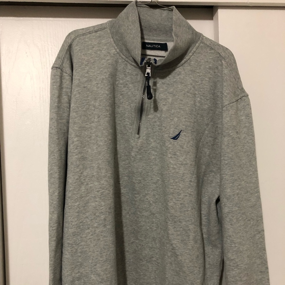 Nautica zippered sweatshirt Large